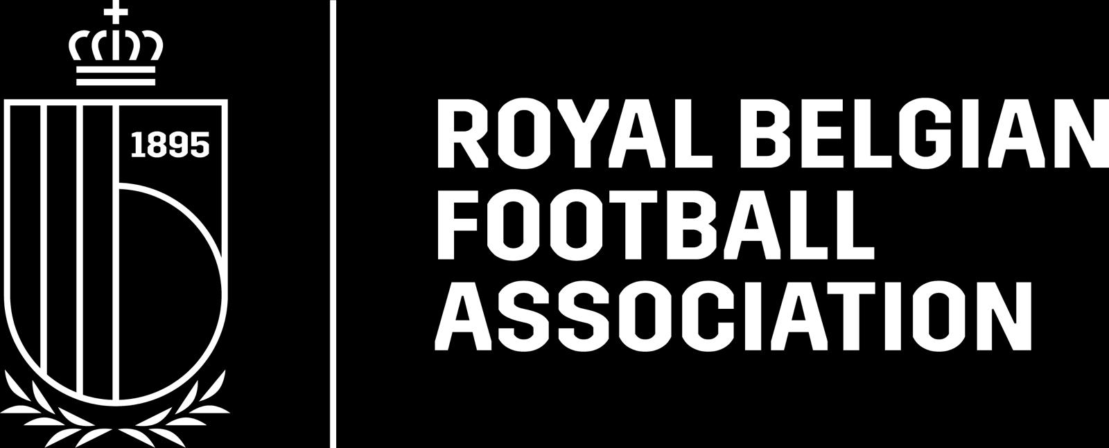 Logo RBFA blanc 2